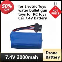 7,4 V 2000 mAh Li-Ion Batterie SM4p Stecker für Elektrische Spielzeug Wasser Kugel Pistole Spielzeug für RC Spielzeug Auto 7,4 V Batterie