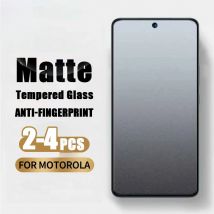 2-4Pcs Anti-Glare Matte Glas Für Motorola G84 G64 G54 G34 G24 G14 G04 G04S display Protektoren Für Moto G Power G73 G53 G23 G13