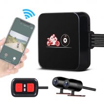 VSYS  D6RL/D6WL Motorcycle DVR Dual lens 1080p Full HD resolution front and rear view Dash cam Wifi Video Recorder night vision