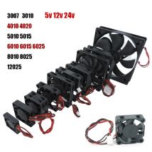 4010 12025 8010 30mm dc 5V 12V 24V Ventola di raffreddamento Motore Brushless Case Silenzioso 40MM 50MM 60MM 70MM 80MM 90MM 120MM per stampa 3D 2PIN