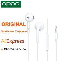 Original OPPO MH135 Wired Kopfhörer Semi-in-Ear 3,5mm Headset Computer Laptop Handy Universal HD Mic Anruf ohrhörer