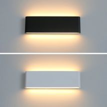 Luz de pared exterior impermeable IP65 de aluminio LED de 20W 30cm, iluminación de doble cara para porche/jardín/garage 110V 2220V