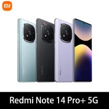 Xiaomi Redmi Note 14 Pro Plus 5G NFC, Snapdragon® 7s Gen 3,Pantalla AMOLED de 6,67" 1,5K,Cámara de 200MP,Cargador no Incluido