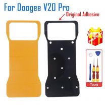 Nuovo originale DOOGEE V20 Pro coperchio inferiore coperchio batteria posteriore con adesivo piastra in vetro per smartphone DOOGEE V20 Pro