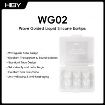 HiBy WG02 Wave Guided Liquid Silicone Eartips Earbuds (3 pairs) for In-ear IEM Earphone Accessories
