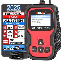 Ancel VD500 OBD2-Scanner für VW-Automodeleser, Ölreset, EPB, DTC, TP, ABS, SRS, komplettes System-Diagnosetool für Audi für V.A.G