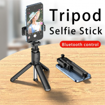 Bluetooth drahtloser Selfie-Stick Mini-Stativ ausziehbar Ein beins tativ für iPhone Samsung Xiaomi Telefon halter