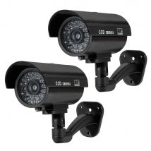 Fuers Gefälschte Kamera Outdoor Dummy Kamera Simulation Indoor Bullet Led Licht Monitor Außen Abschreckung CCTV Simulierte Überwachung