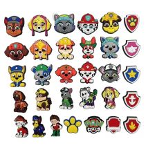10szt Psi Patrol Ozdoby do butów Akcesoria PVC Figurka Anime Skye Patrol Canine Sandały Charms Klamra chodaki Dzieci Dziewczyna Prezenty