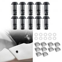 17 millimetri Moto A Sgancio Rapido Turno Gara Carena di Fissaggio Universale Per Ducati 749 916 MV Agusta Aprilia Yamaha R1 R6 GSXR Honda