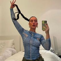 Hugcitar Vintage o Hals Langarm Print sexy Crop Top T-Shirt Winter Frauen Mode Streetwear Grunge Y2k Kleidung Cyber