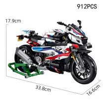 Technical Motorbike 1:8 Scale S1000RR Germany Motorcycle Moc Building Block Motor Model Bricks Toys Collection For Boys Gifts