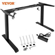 VEVOR ElectricLiftingDesk, tavolo elettrico regolabile in altezza, 120 kgCapacità di carico71 a 117 cmTelecomando digitale
