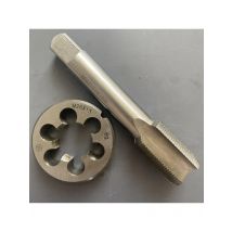 M26 x 1.5 HSS Tap and Die Set Thread Tap and Round Thread Die Right Hand Taper