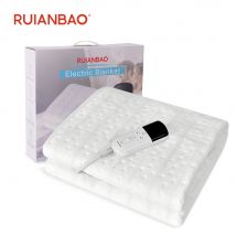 RUIANBAO Coperta Riscaldata Coperta Elettrica Timer Riscaldata Pad 220V 150*80cm Materasso Termico Scaldasalviette Invernale Scaldamani riscaldato