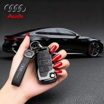 For Audi A1 A3 A4 8P 8L 8V A5 B6 B7 A6 A7 C5 C6 Q3 Q5 Q7 4F S3 S4 S6 RS3 TT Accessory Zinc Alloy Car Remote Key Case Cover Shell