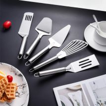 Stainless Steel Steak Fry Fish Spatula Fish Steak Slice Frying Spatula Fish Turner Shovel Kitchen Supplies Cookware Cooking