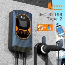 Feyree EVSE Wallbox 7,6 kW 11 kW 22 kW EV-Ladestation 32 A Elektrofahrzeug-Autoladegerät Wandhalterung Typ2-Kabel APP WIFI-Steuerung