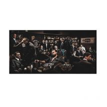 Large Size Movie Godfather Poster,Star Actor Party Group Photo Canvas Painting Posters and Prints for Living Room Home Decor