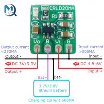 Lithium-Batterie-Lade-Step-Down-Leistungs modul DC-DC 3/3,3 V Spannungs regler Strom versorgung Buck-Modul Li-Ionen-Ladegerät-Platine