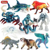 Oenux Savage Fliegen Magie Drachen Dinosaurier Action-figuren Krabben Octopus Wolf Lion Phoenix Tiere Modell PVC Sammlung Kinder Spielzeug