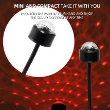Mini LED Sternen Laser Atmosphäre Umgebungs Projektor Lichter NEUE Auto Dach Stern Innen USB Auto Dekoration Nacht Galaxy Lampe