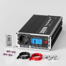 HOULI Onda Sinusoidale Pura Inverter 12V/24V a 220V 1500W Continuo 3000W Picco Display LCD Remoto per Auto/RV/Solare Magazzino UE Nave Veloce