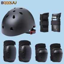Protective Gear Set for Teens and Adult Bike Helmet, Knee Pad, Elbow Pad, Wrist Guard, Skateboard, Bike, Skating, Cycling, 7Pcs