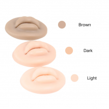 3d Lippen Tattoo Praxis Haut Silikon Microblading Offenen Mund Haut Wiederverwendbar Für Permanent Make-Up Lip Erröten Tattoo Training Werkzeug