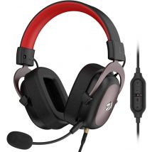 Cuffie da gioco cablate Redragon H510 Zeus - Suono surround 7.1 - Cuscinetti auricolari in memory foam - Microfono staccabile per driver da 53 mm