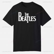 The B-Beatles Summer Clothing Custom Streetwear Funny T-shirt Printed Cotton Clothes Plain Tops Short Sleeve Men Tees Graphic