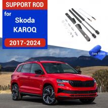 Auto-Haubenstreben für Skoda Karoq 2017–2020 2021 2022 2023 2024 2025, hydraulische Stange, Stoßdämpfer, Federunterstützung, Gaszubehör