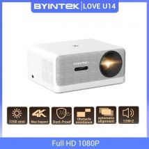 BYINTEK LOVE U14 Proiettore 4K Full HD 1080P Smart Bluetooth WiFi 6 supportato 1250ANSI Messa a fuoco automatica Home Theater Proiettori cinematografici