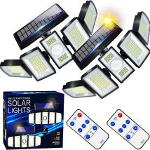 300 LED 7000K luci solari sensore di movimento per esterni luci 360 ° grandangolare punto di sicurezza luce di inondazione a LED per giardino cortile Patio