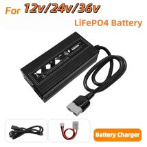Caricabatteria LiFePO4 da 14,6 V 29,2 V 43,8 V 10 A/20 A/30 A per batteria Lifepo4 da 12 V, 24 V, 36 V