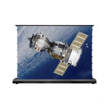Hot Electric Floor Rising Nano Grey ALR Projection Screen Ambient Light Rejecting 150inch for Tri-color Laser Projectors 3D/4K