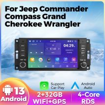 Navifly Android 13 Auto CarPlay Auto Radio Stereo Player GPS Für Jeep Chrysle Kompass Commander Grand Cherokee Wrangler Liberty