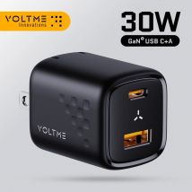 VOLTME GaN III 30W USB C Ladegerät Schnellladung für iPhone 13/Pro/Pro Max/12 Galaxy Note für iPad Pro MacBook PD 30W Telefonladegerät