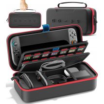 Per Switch 2 & Switch Original & Switch OLED Borsa di stoccaggio grande Custodia da viaggio impermeabile antigraffio per N-Switch 2