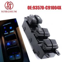 Sorghum Fenster vorne links Master Fensterheber Steuersc halter passend für Hyundai ix25 Creta Autodown-Taste 93570-c9100 93570 c9100