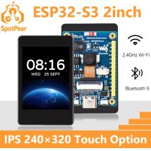 Waveshare ESP32-S3 2 Zoll kapazitives Touch-Display IPS 240×320 Kamera Touch-Option unterstützt WiFi Bluetooth Development Board
