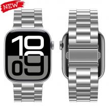 Cinturino in acciaio inossidabile per Apple Watch Ultra 3/2 Band 46mm 49mm 40mm 44mm 42mm 41mm 45mm Bracciale IWatch Series 11 10 9 8 7 SE 6