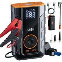 Avviatore di emergenza per auto 4 in 1 con compressore d'aria Picco 1500A Batteria automatica Booster Pompa d'aria 150PSI Gonfiatore per pneumatici portatile Power Bank