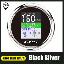 Contachilometri GPS da 85 mm Contachilometri regolabile Viaggio ODO COG Voltmetro TFT Schermo Indicatori di velocità per motore Yacht Barca Auto Motore fuoribordo