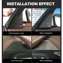 Auto Front Tür Hochtöner Abdeckung Für BMW G30 5 Serie Audio Trompete Kopf Höhen Horn Rahmen Lautsprecher Dekoration Zubehör Refit