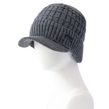 Hot Sale Unisex Winter Hat Plush Fleece Lined Warm Winter Cap Stylish Soft Beanie Hat For Men Women Outdoor Knitted Hat