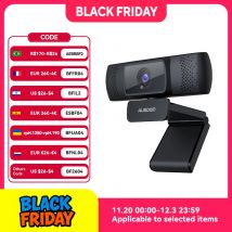 AUSDOM AF640 Full HD 1080P Webcam messa a fuoco automatica con microfono a cancellazione di rumore Web Camera per Windows Mac