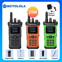 MOTOLOLA 20W High Power Outdoor Intercom VHF UHF Dual Frequenz Amateur Radio Taschenlampe High Charge Handheld Walkie Talkie