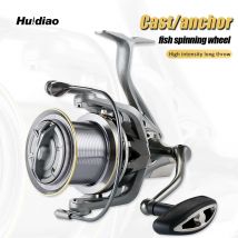 Huidiao Cuscinetto In Acciaio Inox Spinning Mulinello Da Pesca 8000 9000 10000 12000 14000 25KG Potente Mulinello Acqua Salata Acqua Dolce Trascina