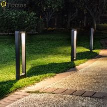 Luces de césped impermeables para exteriores, luces de jardín modernas y simples, insertadas, Led, parque comunitario, luces de césped de paisaje